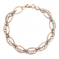 Браслет из красного золота 585 пробы фото