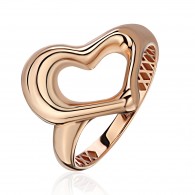 Кольцо из красного золота 585 пробы фото