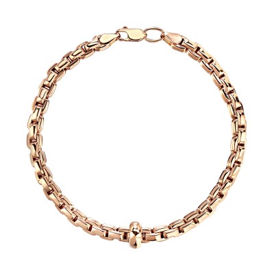 Браслет из красного золота 585 пробы фото