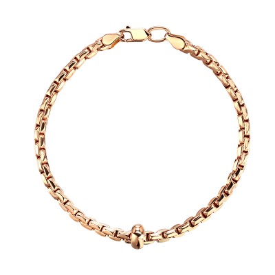 Браслет из красного золота 585 пробы фото