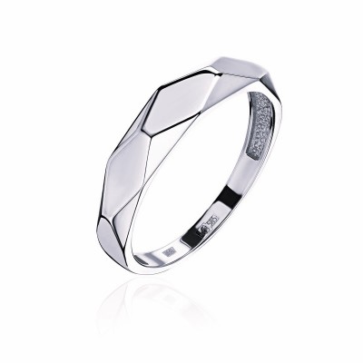 Кольцо из белого золота 585 пробы фото