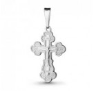 Крест из серебра 925 пробы с