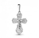 Крест из серебра 925 пробы с