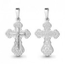 Крест из серебра 925 пробы с