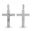 Крест из серебра 925 пробы с