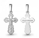 Крест из серебра 925 пробы с