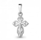 Крест из серебра 925 пробы с