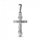 Крест из серебра 925 пробы с