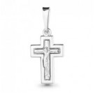 Крест из серебра 925 пробы с