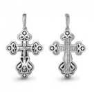 Крест из серебра 925 пробы с
