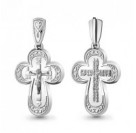 Крест из серебра 925 пробы с