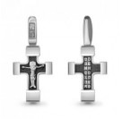 Крест из серебра 925 пробы с