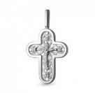 Крест из серебра 925 пробы с