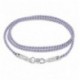 Шнурок  из серебра 925 пробы с