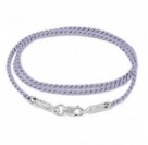Шнурок  из серебра 925 пробы с