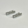 Серьги из белого золота 585 пробы