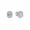 Серьги из белого золота 585 пробы