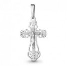 Крест из серебра 925 пробы с