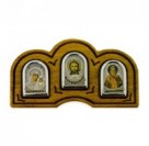 Икона  Вседержитель/Казанская БМ/Николай Чудотворец