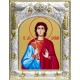 Икона Виталий Святой мученик  в серебряном окладе