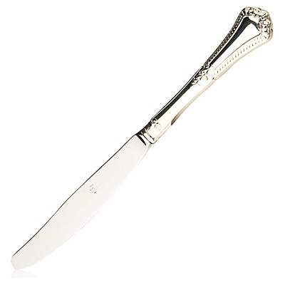 Великолепный столовый нож "Фаворит" из серебра 925 пробы фото