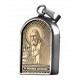 Святой Серафим Саровский. Образок в виде арки обсидиан из серебра 925 пробы