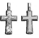 Крест из серебра 925 пробы с чернением