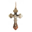Крест православный, золото 585 пробы
