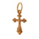 Детский православный крестик, золото 585 пробы