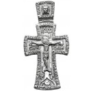 Православный крест, серебро 925 пробы с молитвой: " Да воскреснет Бог, и расточатся врази Его.."