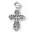 Серебряный крестик, серебро 925 пробы