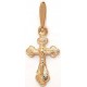 Золотой крестик православный, золото 585 пробы 