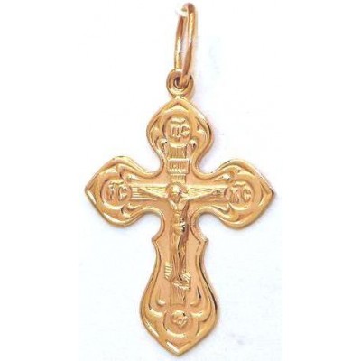 Крест православный, золото 585 пробы фото