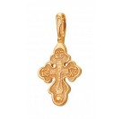 Детский православный крестик, золото 585 пробы