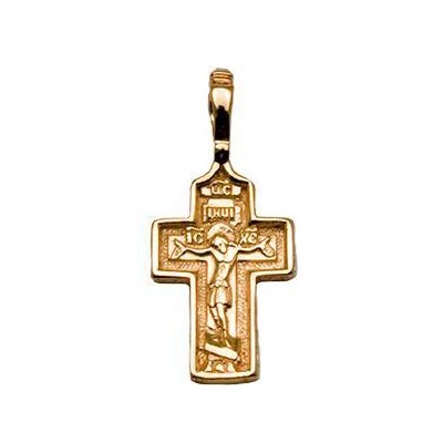 Православный крестик, золото 585 пробы фото