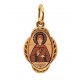 Матрона Св. Золотая иконка-кулон, золото 585 пробы