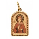 Матрона Св. Иконка на шею, золото 585 пробы
