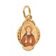 Вероника  Св. Именная иконка-кулон, золото 585 пробы