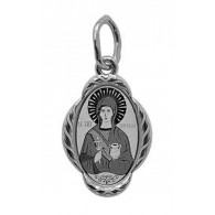 Святая великомученица Анастасия Узорешительница. Нательная иконка из серебра 925 пробы фото