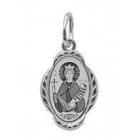 Святая великомученица Екатерина. Нательная именная иконка из серебра 925 пробы фото