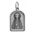 Святой равноапостольный князь Владимир. Нательная именная иконка из серебра 925 пробы