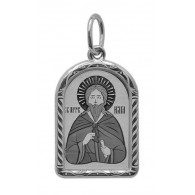Святой пророк Илия (Илья). Нательная именная иконка из серебра 925 пробы фото