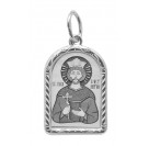 Святой Константин. Нательная именная иконка из серебра 925 пробы