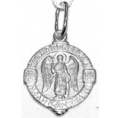 Ангел-Хранитель. Нательная иконка из серебра 925 пробы