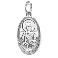 Святая мироносица равноапостольная Мария Магдалина. Нательная именная иконка из серебра 925 пробы фото