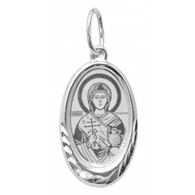 Святая великомученица Анастасия Узорешительница. Нательная именная иконка из серебра 925 пробы фото