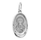 Святая великомученица Екатерина. Нательная именная иконка из серебра 925 пробы