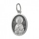 Святой Андрей Первозванный. Нательная иконка из серебра 95 пробы
