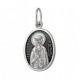 Святой благоверный князь Игорь Черниговский. Нательная именная иконка из серебра 925 пробы
