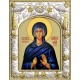 Икона  Ангелина Сербская преподобная в серебряном окладе